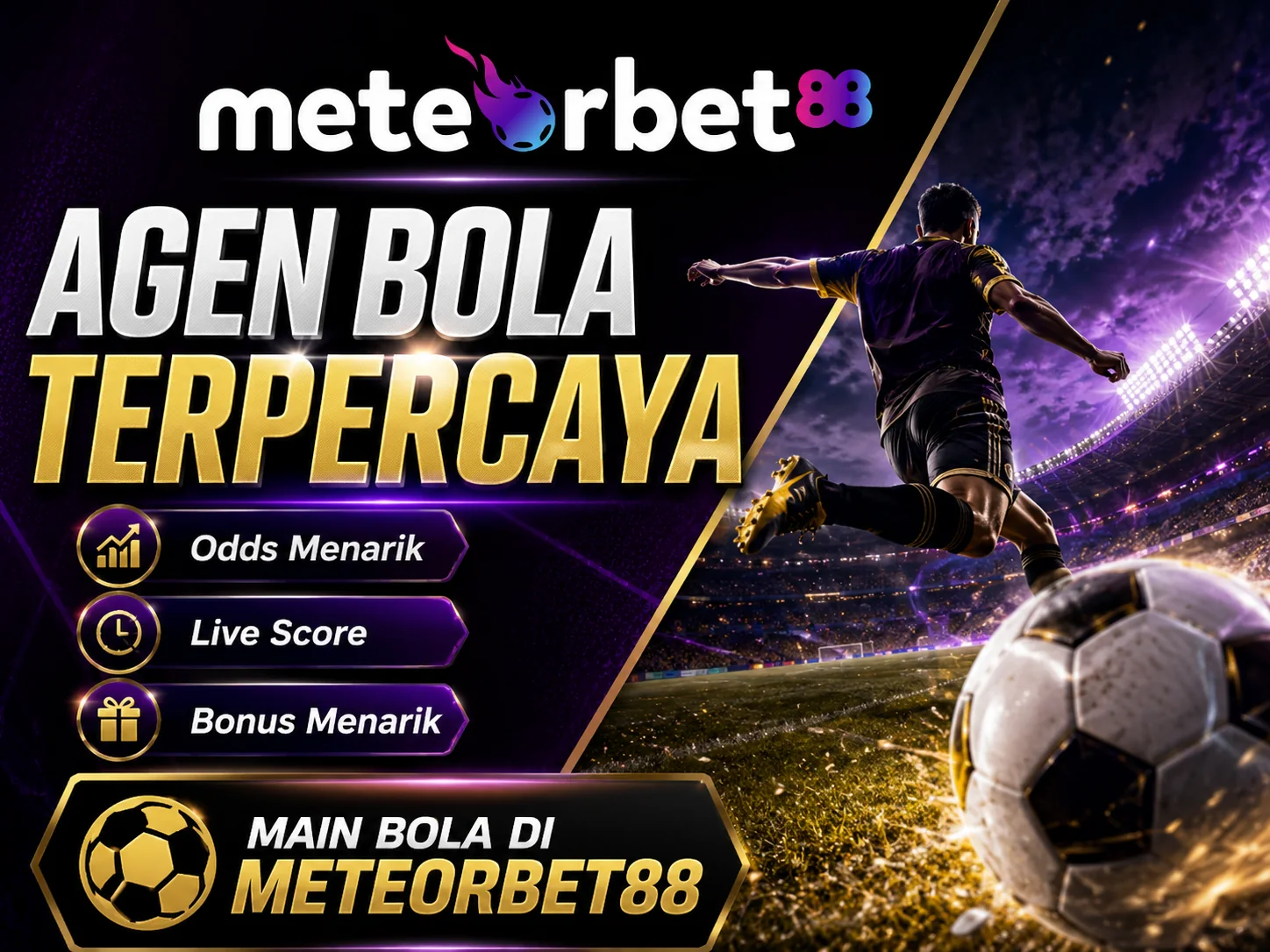 Agen bola terpercaya Meteorbet88